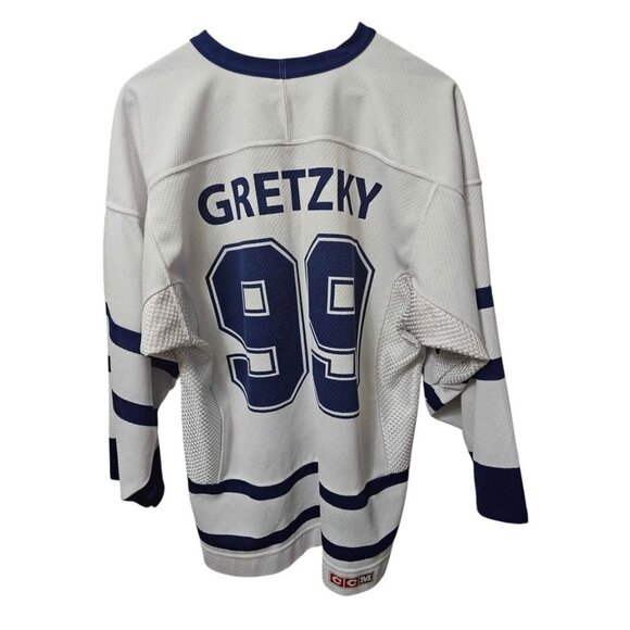 90s Vintage Wayne Gretzky Ford Promotional Hockey Jersey Medium - Picture 1 of 4